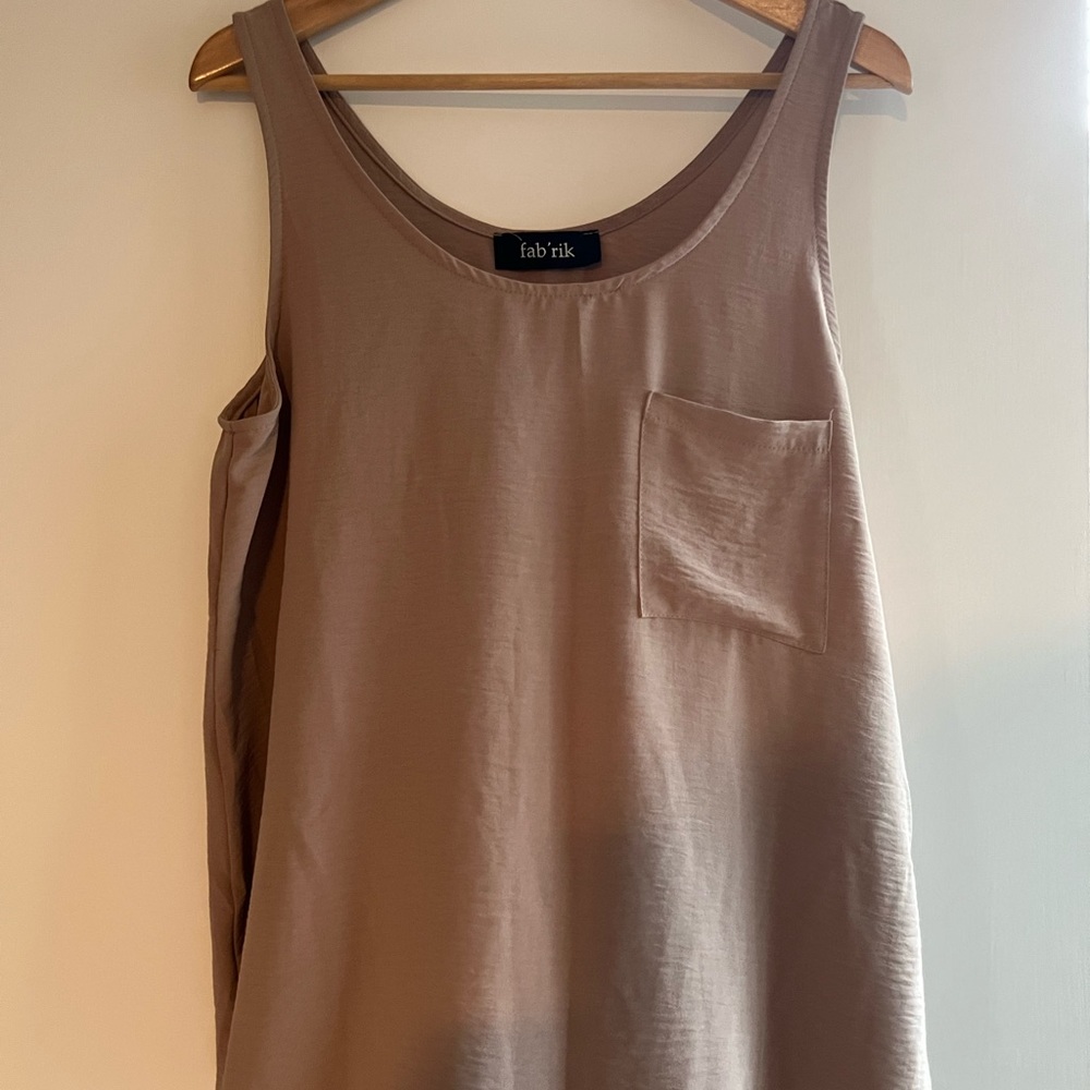 Fab’rik | oversized crepe tank blouse
